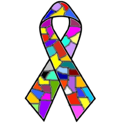 dissociative identity disorder awareness ribbon